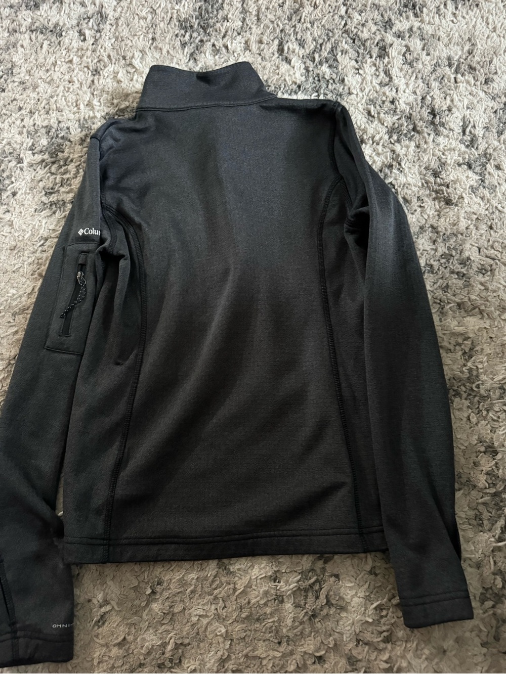 Columbia women’s small Celtics basketball Black Lightweight Zip-Front Jacket